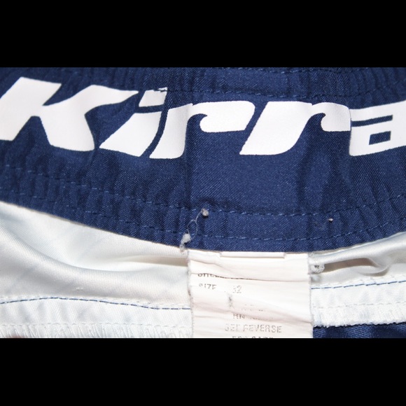 White & Blue Kirra Swimming Board Shorts Sz 31-33 - Picture 2 of 2
